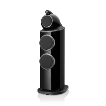 B&W Nautilus 802 D4, schwarz hochglanz