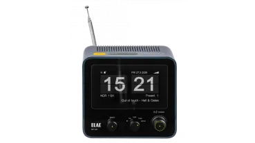 Elac RD100 DAB+ Uhrenradio, grau