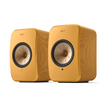 KEF LSX II in Amber Haze (Bernstein), Paarpreis