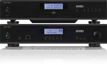Rotel A11 Tribute + CD11 Tribute Set, schwarz
