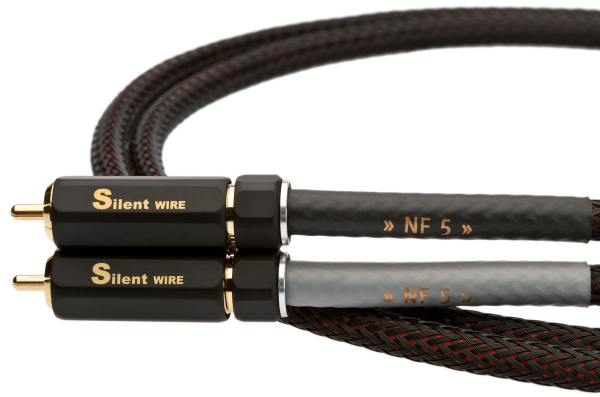 Silent Wire NF 5 Cinchkabel, 0,6m Stereo