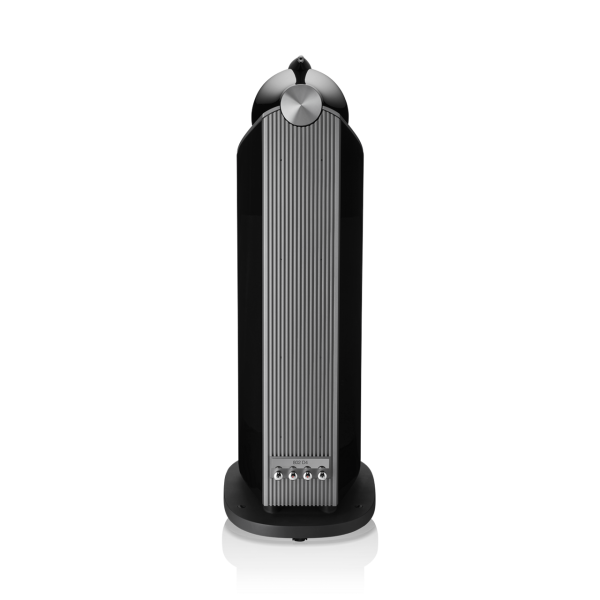 B&W Nautilus 802 D4, schwarz hochglanz