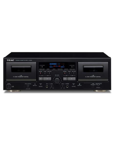 Teac W-1200 Doppel Kassettendeck, schwarz