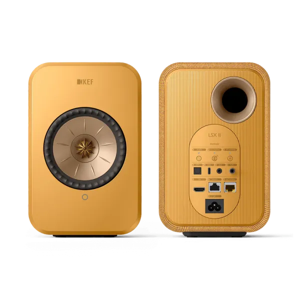 KEF LSX II in Amber Haze (Bernstein), Paarpreis