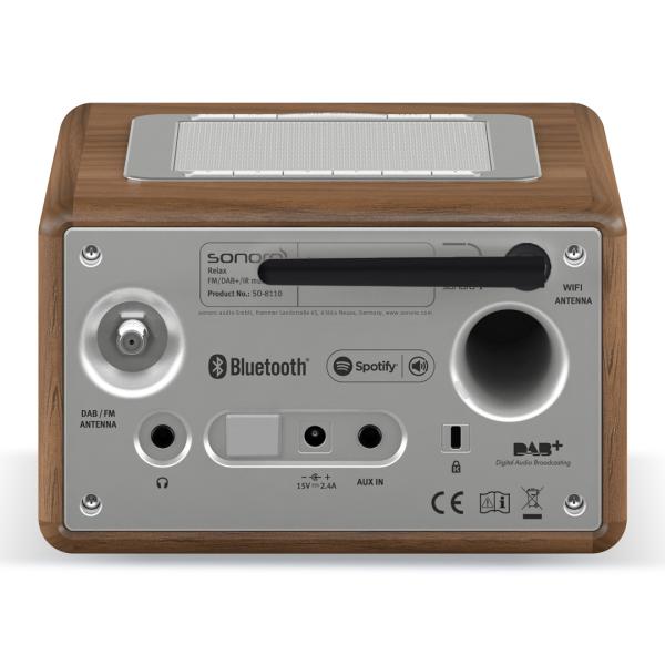 Sonoro Relax, walnuss - silber